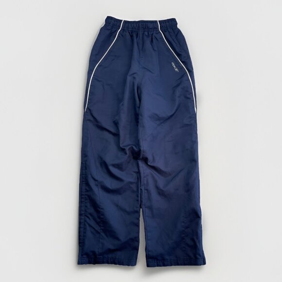 VTG Y2K Reebok Windbreaker Track Pants Mens M Blue Nylon Lined Athletic Running - Picture 1 of 14